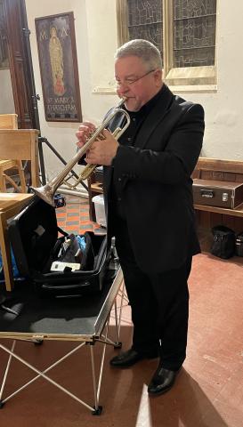Trumpet player