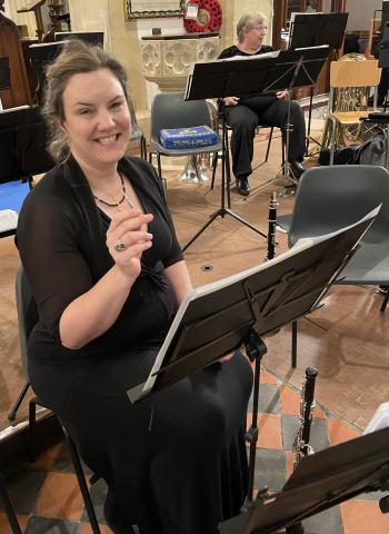 Oboe player