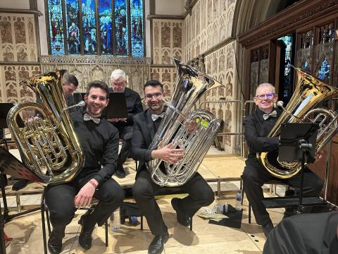 Tuba section