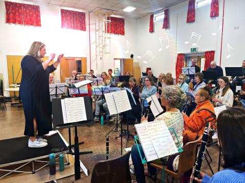 Victoria conducting (Workshop day)